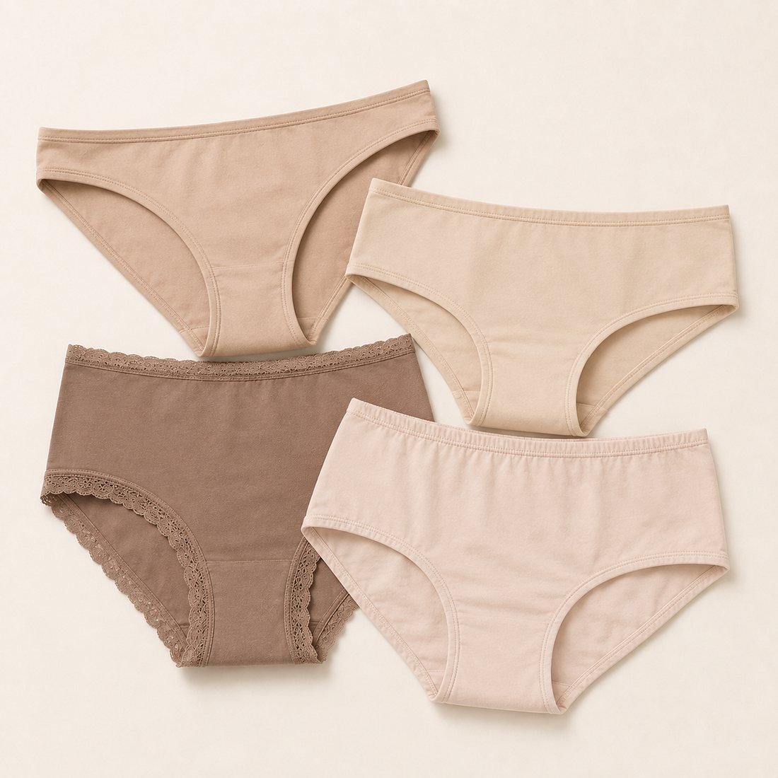 Wholesale panties manufactured by NuedWears — bikini, hipster and high waist