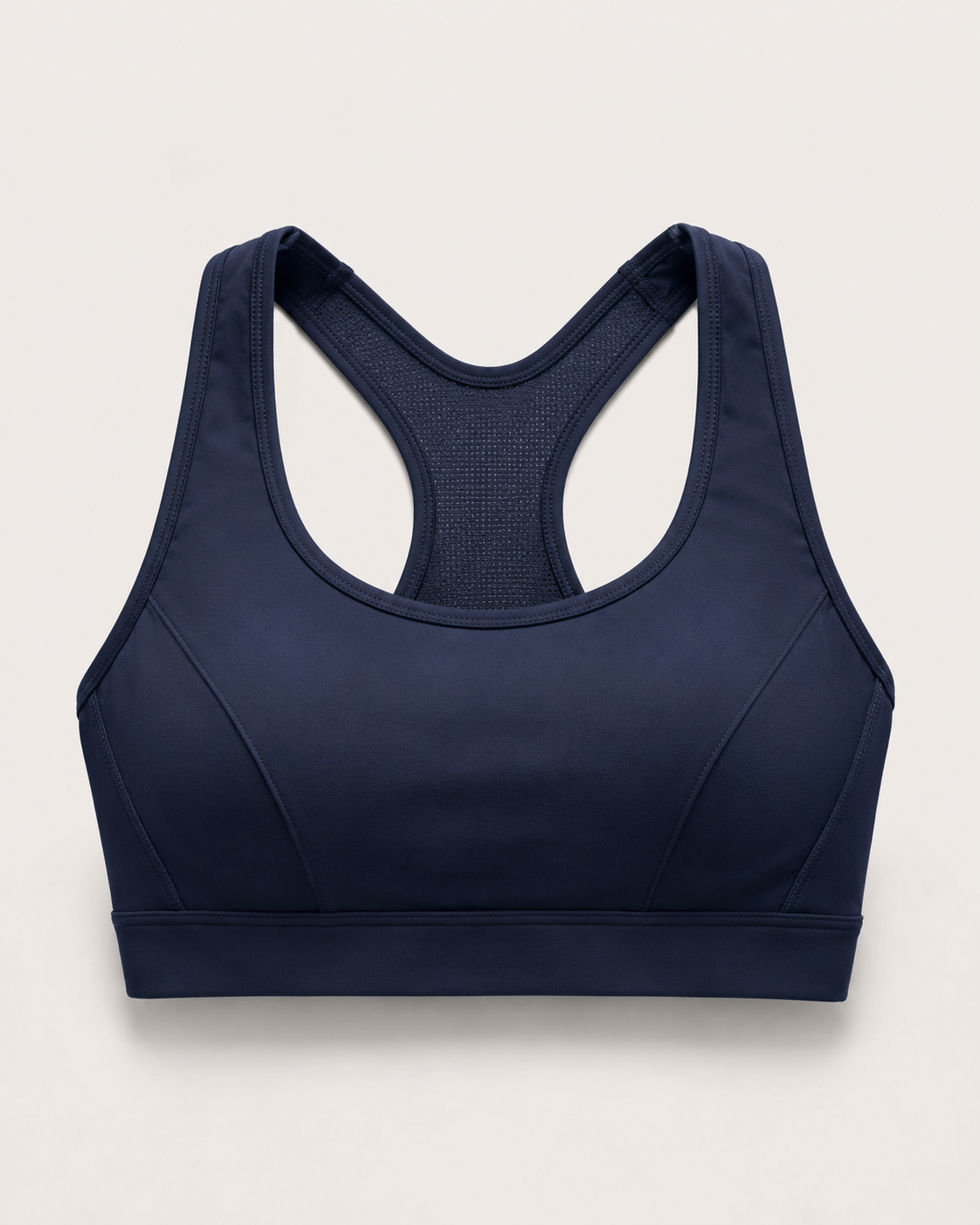High-comfort sports bra manufactured by NuedWears wholesale supplier