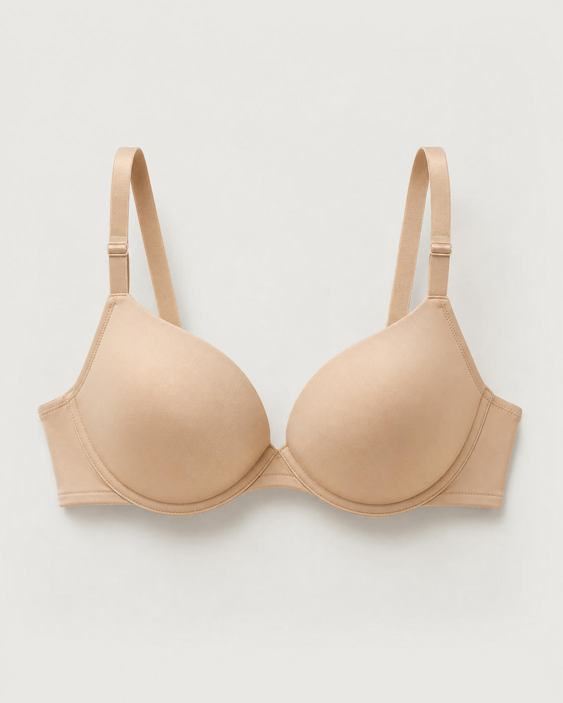 Seamless t-shirt bra manufactured by NuedWears for bulk orders