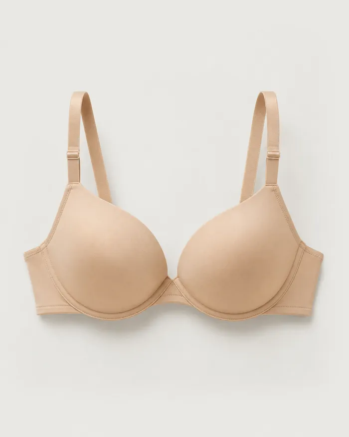 Seamless t-shirt bra manufactured by NuedWears for bulk orders