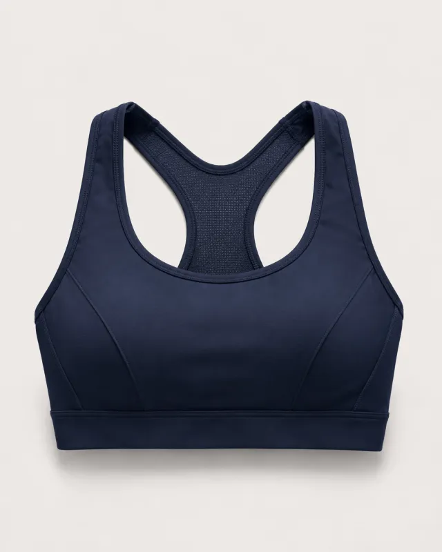 High-comfort sports bra manufactured by NuedWears wholesale supplier